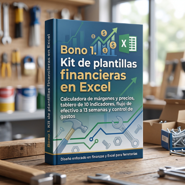 Mockup del Bono 1: Kit de plantillas financieras en Excel